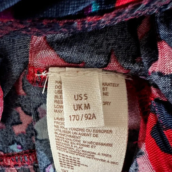 Free People Top Love Letter Mini Dress Merlot Tunic Combo Oversized - Picture 11 of 16